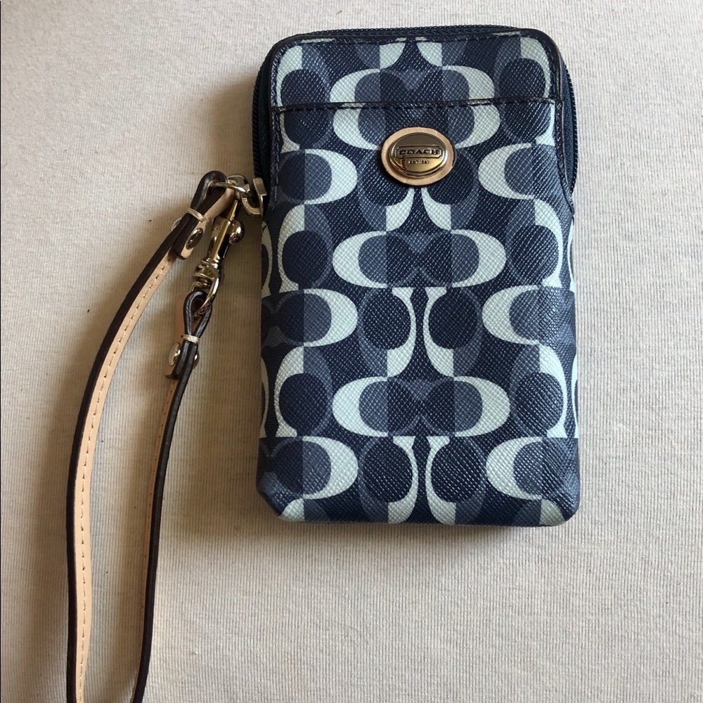 Coach Wristlet / Wallet Small Phone Holder